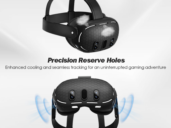 Silicone Head Strap &amp; Protector Cover for Meta/Oculus Quest 3 Accessories