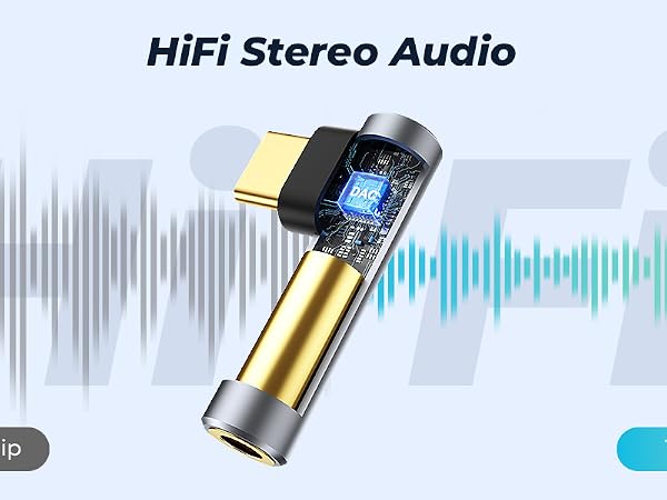 USB C to 3.5mm Audio Adapter