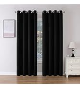 Joydeco Blackout Curtains 84 Inch Length 2 Panels Set, Thermal Insulated Long Curtains&amp; Drapes 2 ...