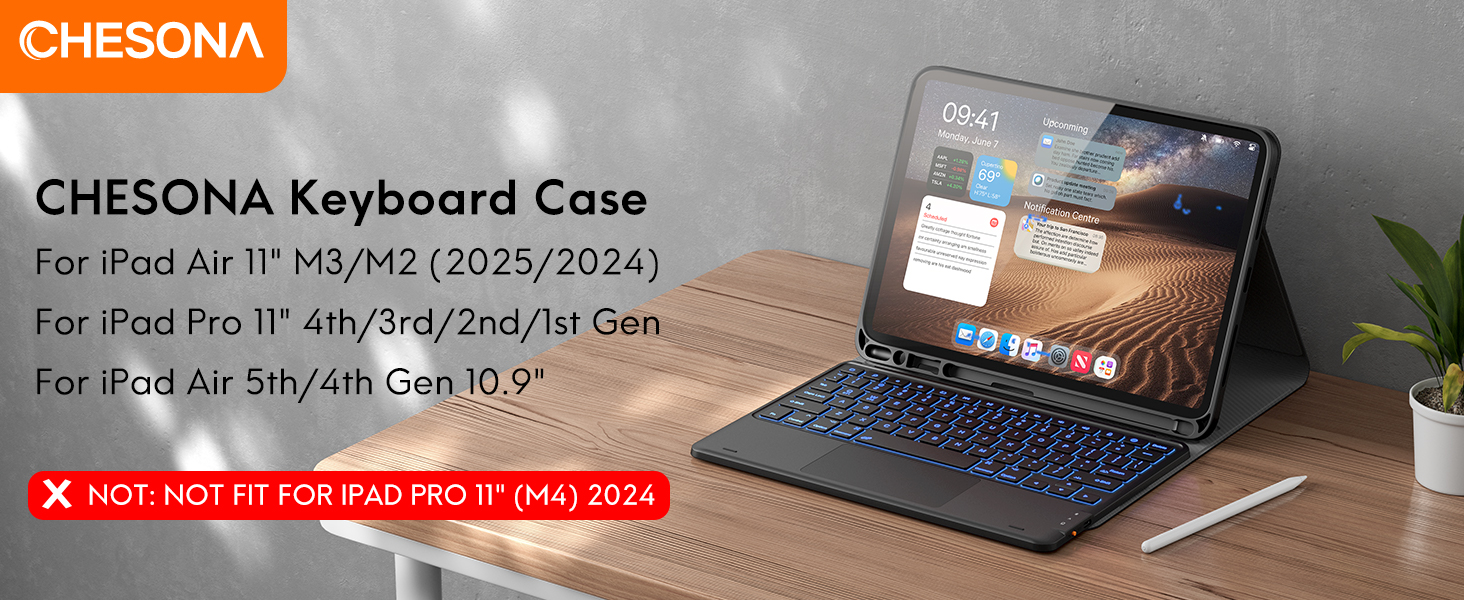 ipad air 11 M2 M3 keyboard case