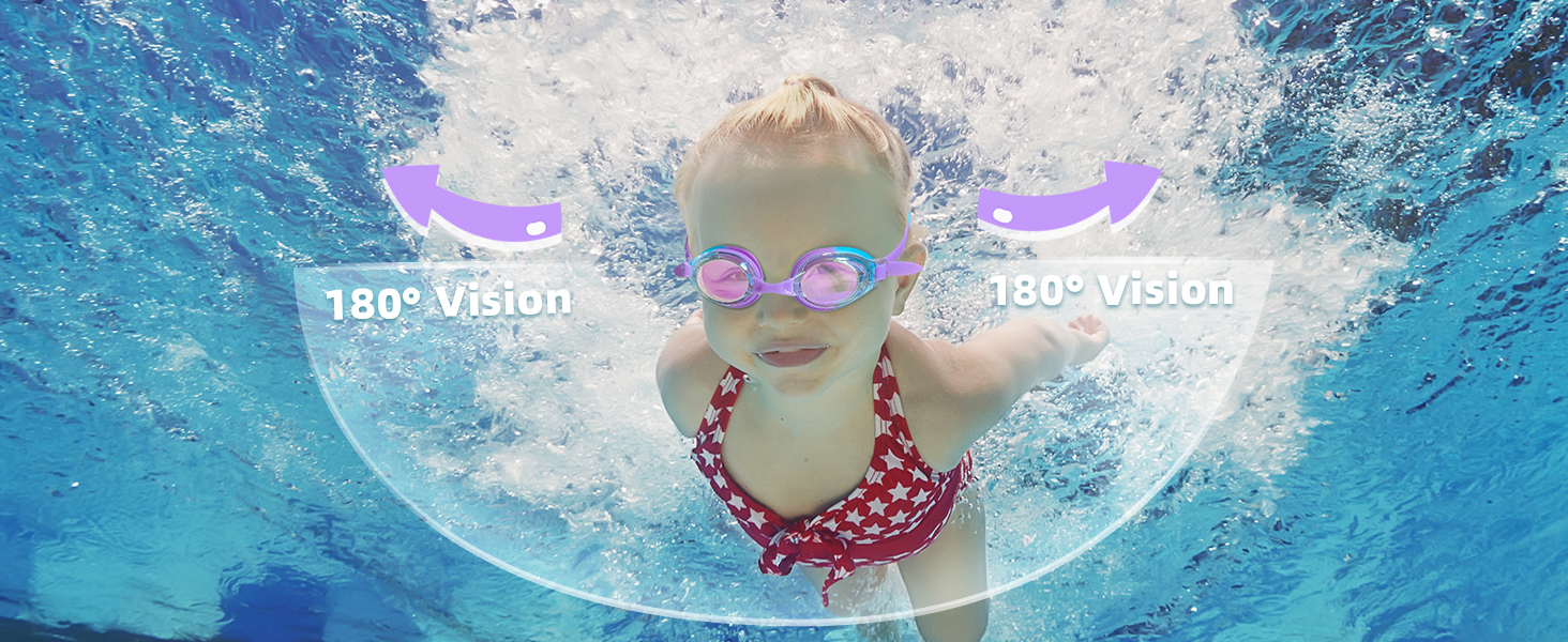 180° clear wide vision underwater