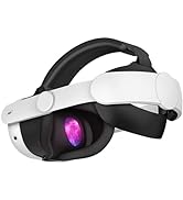 HZLucki Head Strap Compatible with Meta Quest 3 Accessories, Comfort Elite Strap with Adjustable ...