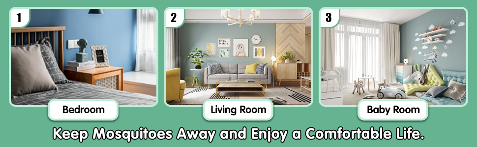 Keep Mosquitoes Away and Enjoy a Comfortable Life.