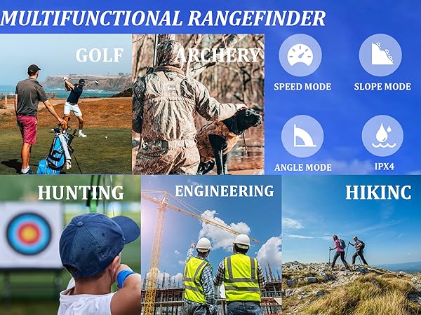 Ideal for golf, hunting,and outdoor sports—versatile performance for your distance measurement needs
