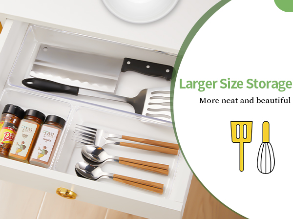 kitchen drawer organizer for large utensils