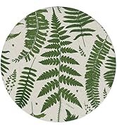 Thirstystone Ferns 4 Pack Round Natural Sandstone Coasters with Protective Cork Backing Manufactu...