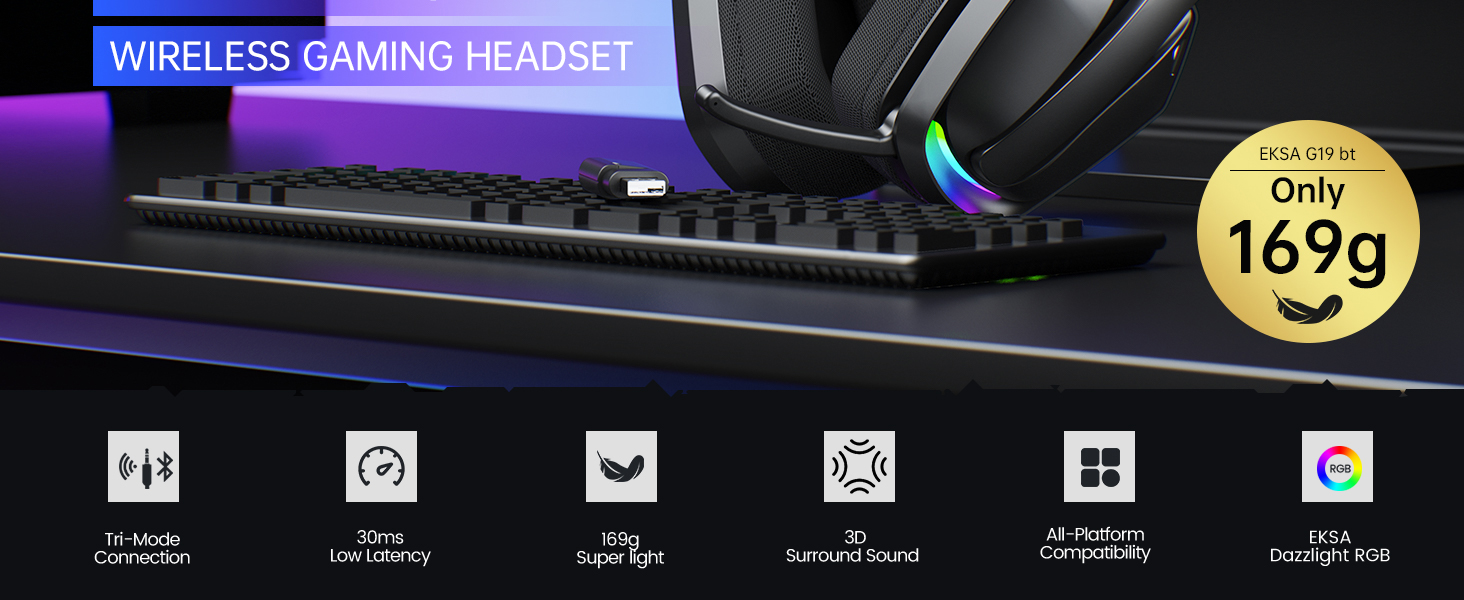 wireless gaming headphones