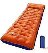 KASBAH Camping Sleeping Pad,Extra Wide 6 inch Thick Inflatable Sleeping Pads with Built-in Foot P...