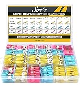 540PCS Marine Grade Heat Shrink Wire Connectors - Sopoby Electrical Connectors Kit of Tinned Red ...