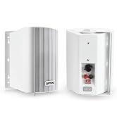 Gemini Sound GHSI Active/Passive Bluetooth Outdoor Speakers- Daisy Chain Capable, IP44, Wall Moun...