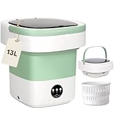 Portable Washing Machine, Upgrade 13L Mini Clothes Washer with 3 Modes, Foldable Small Laundry Ma...