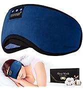 TOPOINT Sleep Headphones, Sleeping Headphones Bluetooth Sleep Mask with Bluetooth Headphones, Aid...