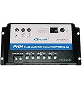 EPEVER EPIPDB-COM Series Dual Battery Solar Charge Controller 10A 12V/24V Auto Work for RVs Carav...