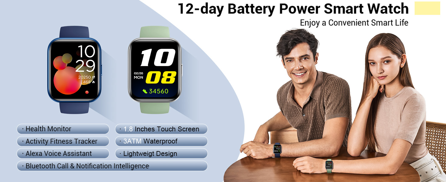 Smart watches for women Android and iPhone compatible smart watches for men