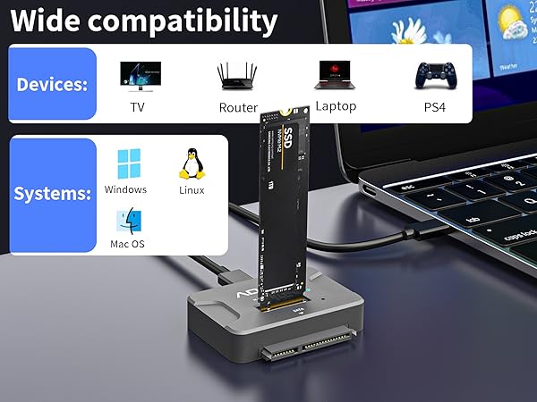 Wide compatibility