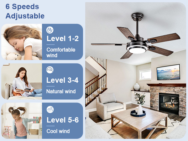 42 inch ceiling fan with remote