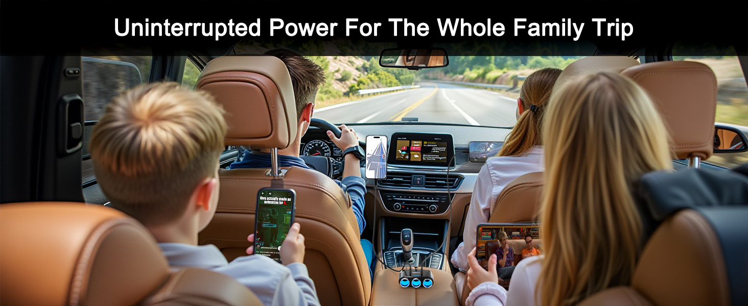 Cigarette Lighter Splitter