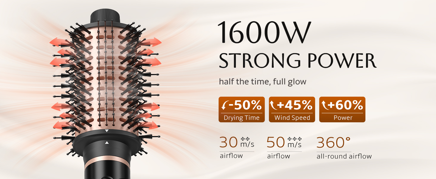 hot air brush;brush blow dryer;blow out brush;hair straightener brush;hair styling tools