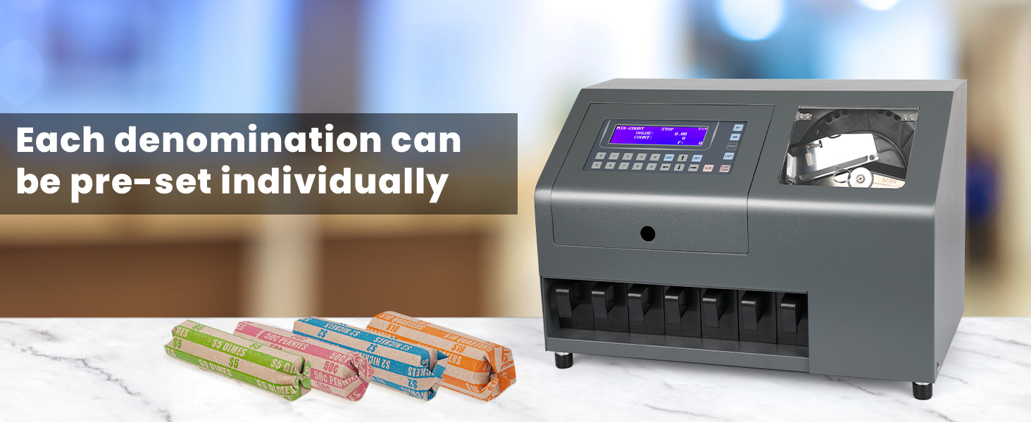 cs-610s+pro heavy duty coin sorter