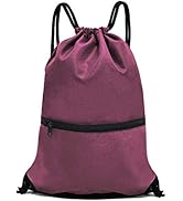 HOLYLUCK Drawstring Backpack Bag Sport Gym Sackpack