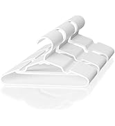 VTRIN Baby Hangers 60 Pack Large Capacity Hard Plastic Kids Hangers Suitable for All Clothes of I...