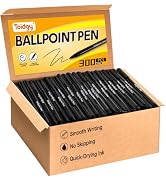 Ballpoint Pens Bulk, 300 Pack Black Ink Pens, Back to School Supply Pen Set | Ball Point Pens Bla...