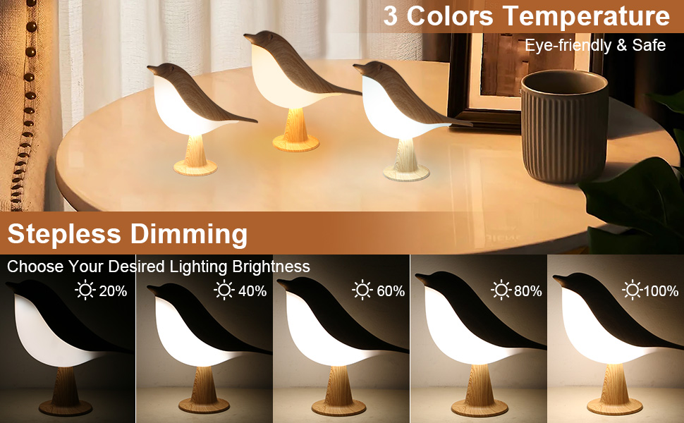 small table lamp brid lamp