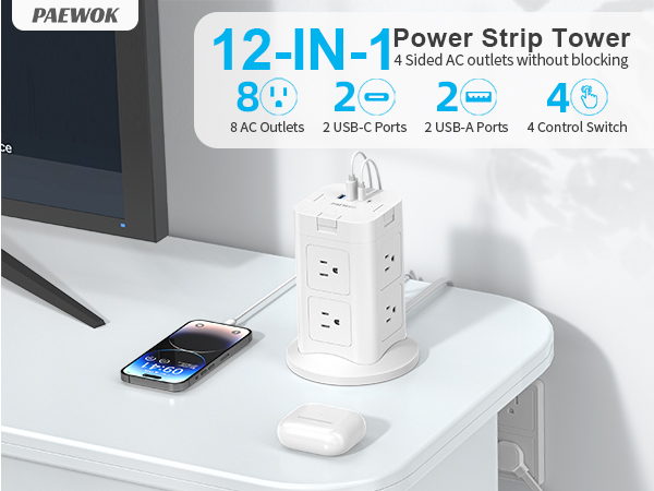 power strip tower