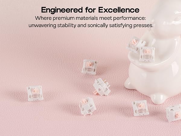 EPOMAKER Cream Marble Linear Mechanical Switch