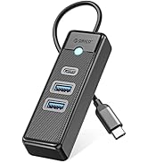 ORICO Hub USB C 3 portas USB 3.1 tipo C para adaptador de hub USB 3.0 com 2 USB A, 1 tipo C para ...