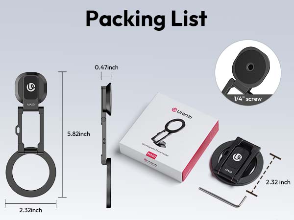 magnetic phone stand for desk