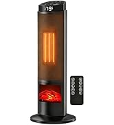 SageNest Space Heater for Indoor Use, 23" 1500W Portable Electric Heater with Remote, Small Room ...