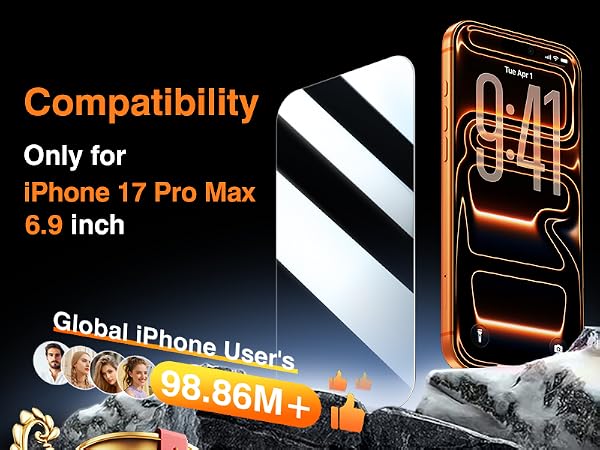 iphone 17 pro max screen protector