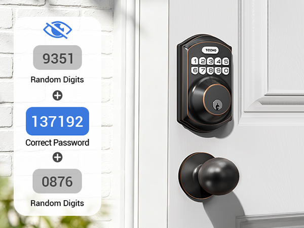 Add random digits before and after your code to prevent peeping.