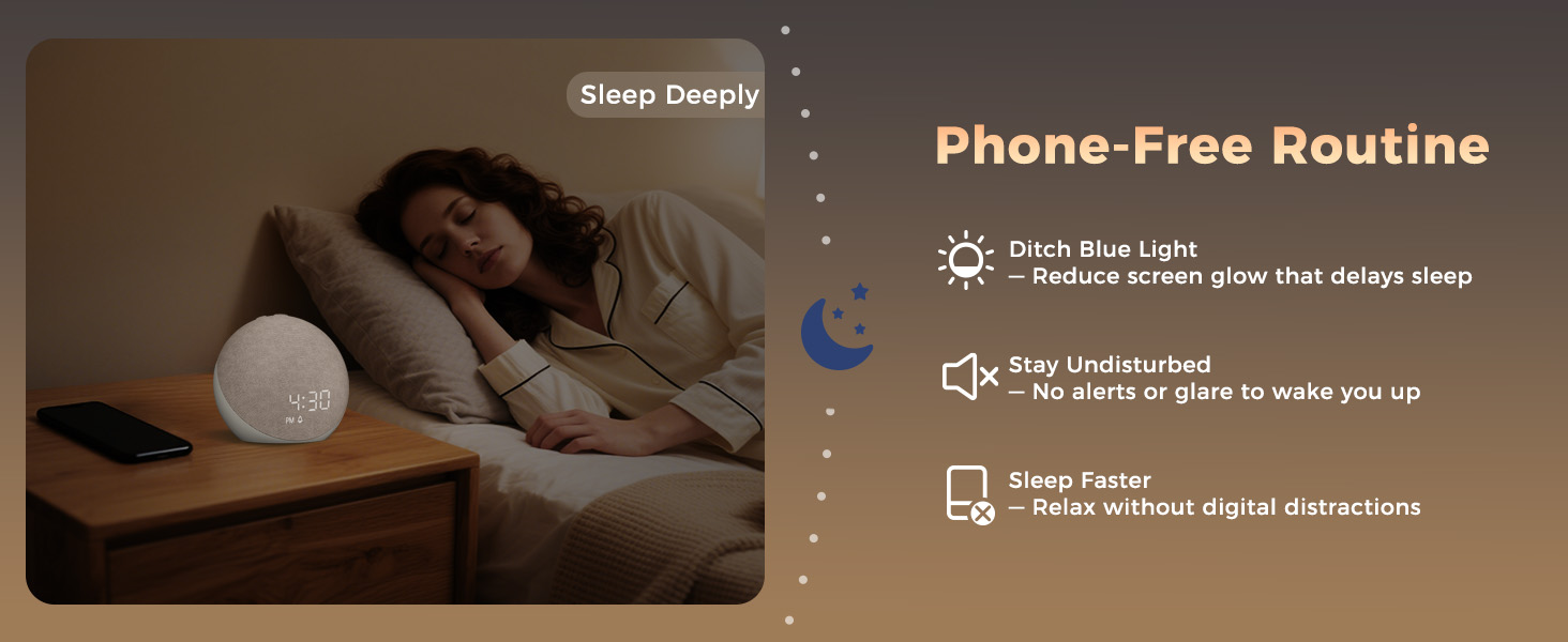 dimmable alarm clock