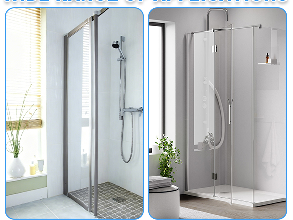 fit for in Swing or Out Swing Doors Shower Door Bottom Seal for Frameless Shower Door Seal