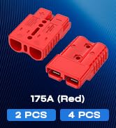 furwishlisting Anderson Connector 175A 600V Battery Quick Connect/Disconnect for 1/0-4 AWG Cables...