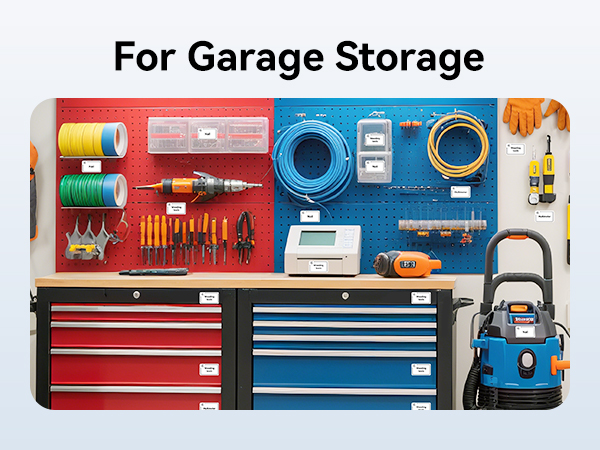 label maker for tool storage