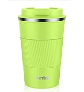 KETIEE Travel Mug 12oz, Insulated Coffee Mug with Leakproof Lid, Travel Coffee Mug Vacuum Stainle...