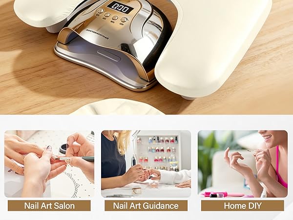 nail arm rest white 06