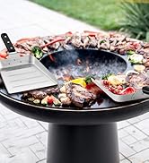 HaSteeL Griddle Metal Spatula, Large Stainless Steel Griddle Food Mover, Smash Burger Turner, Foo...