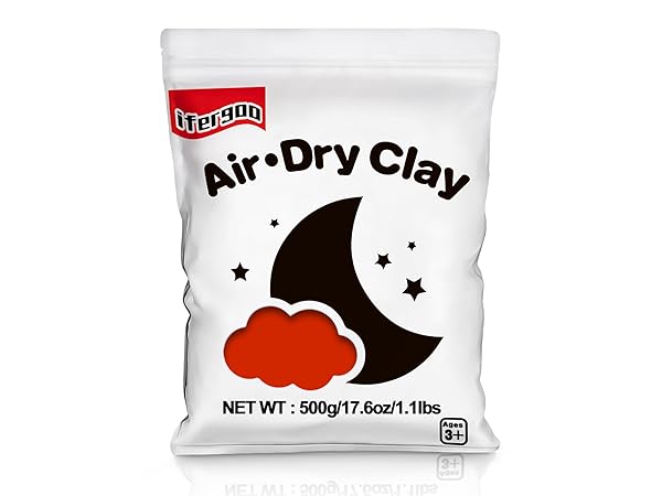 Modeling Clay, Red Air Dry, Squishy, Non-Toxic Magic Clay for Cosplay and Costumes, School Project