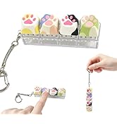 Cute Cat Keyboard Fidget Toy,Clicker Fidget Keychain,Keyboard Button Finger Clicker for Anxiety R...