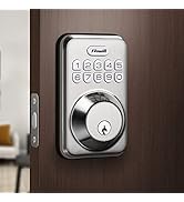 Keyless Entry Door Lock, Zowill Electronic Keypad Deadbolt Smart Lock with Auto Lock, Anti-Peepin...
