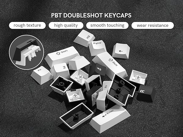 double shot pbt keycaps