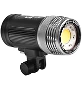 JatureClets MK-02 Dive Light for Underwater Photography, 6000 Lumens Rechargeable Scuba Diving Li...