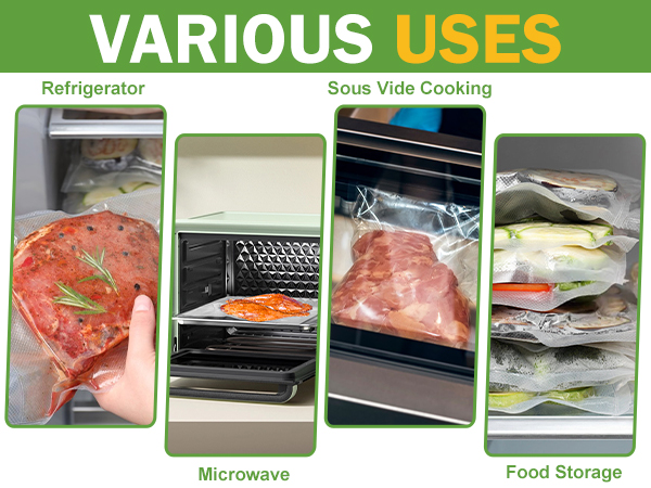 Embossed Food Saver Bags