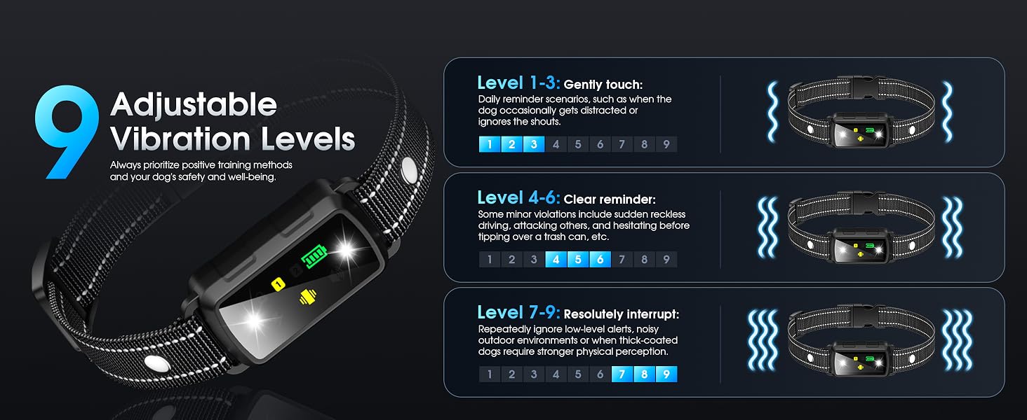 Dog Shock Collar 2 Dogs, training collar with remote
