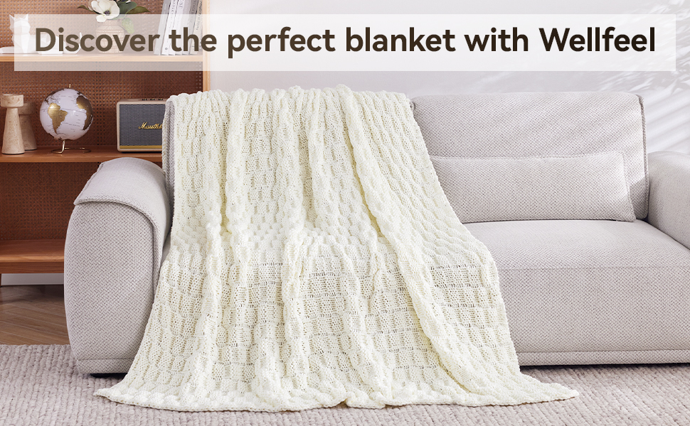 knitted weighted blanket