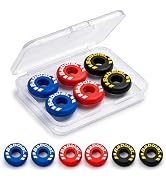 PHX Grove Tire-Shaped Tennis Dampener for Racket, Tennis Racket Vibration Dampener, Rubber Shock ...